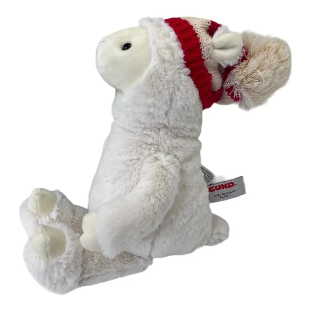 GUND Lionel The‎ Llama 15 Inch Plush with winter beanie hat EUCG